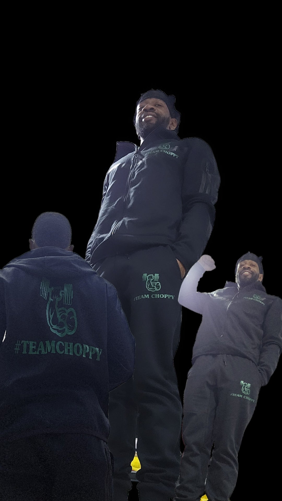 #TEAMCHOPPY 1ST EDITION TECH SUIT. BOLD #CHOPPY BLACK .1
