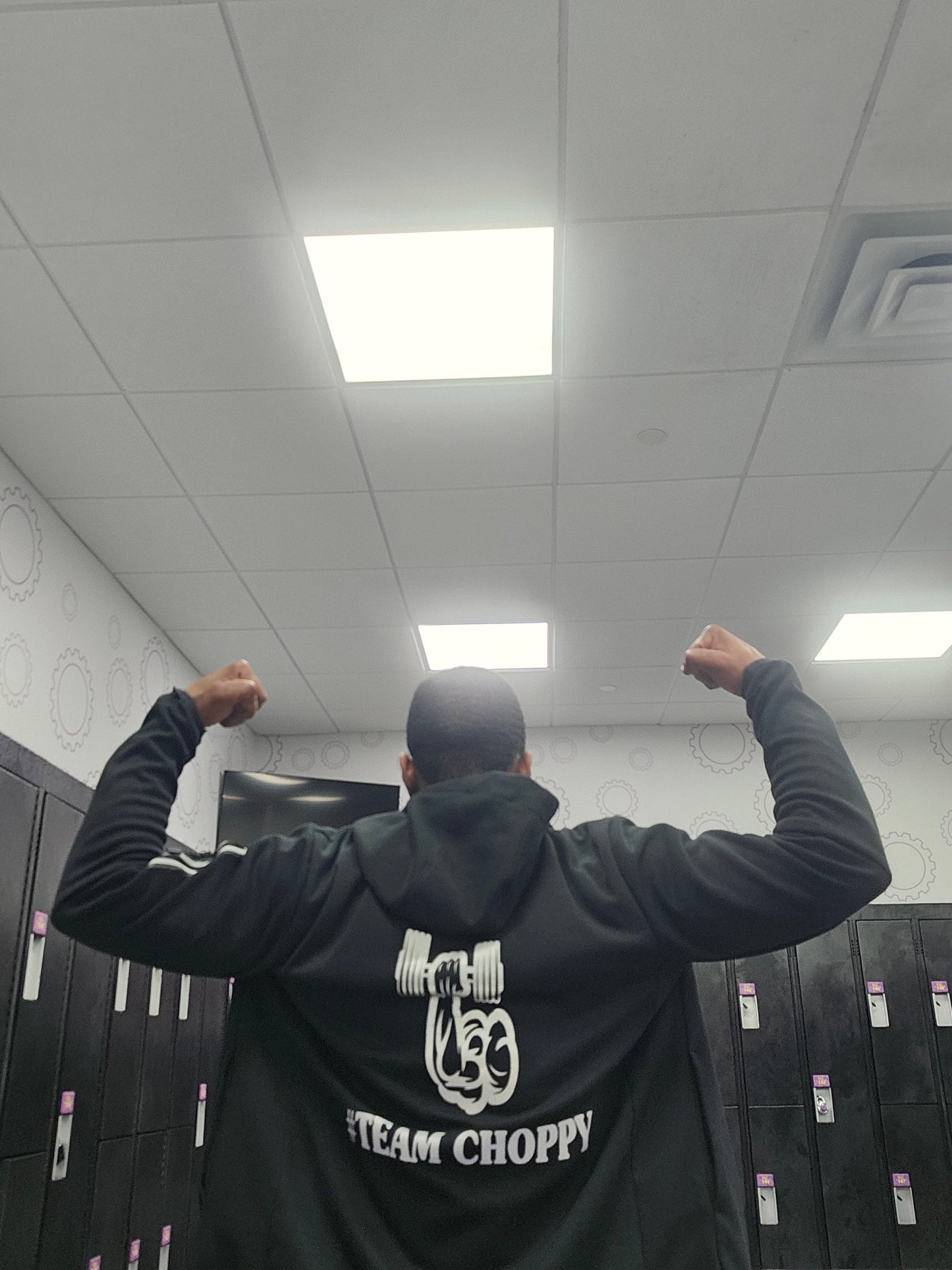 #TEAMCHOPPY 1ST EDITION TECH SUIT. BOLD #CHOPPY BLACK .1
