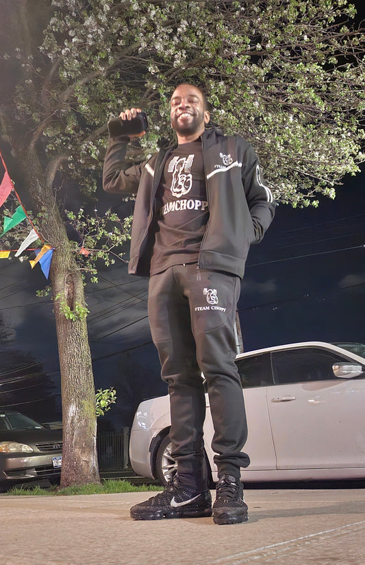 #TEAMCHOPPY 1ST EDITION TECH SUIT BOLD #CHOPPY BLACK