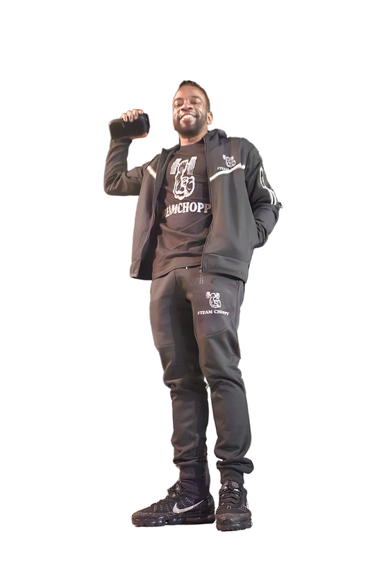 #TEAMCHOPPY 1ST EDITION TECH SUIT BOLD #CHOPPY BLACK